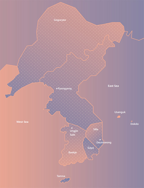 Fonte: Korea.net (2026) - Os Três Reinos (57 a.C. – 668 d.C.)
